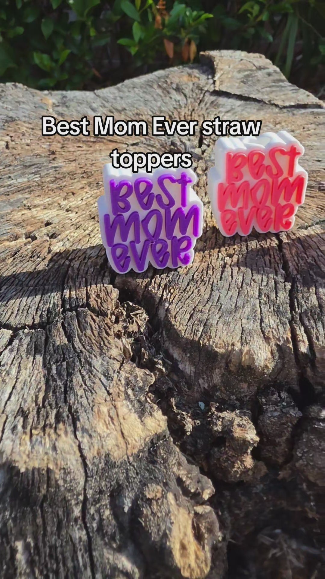 Best Mom Ever Straw topper